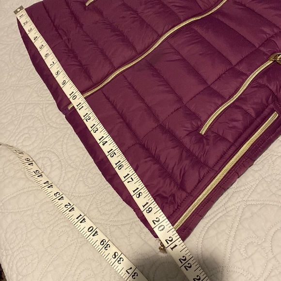 White Mark Plum Puffer Jacket Small - Picture 10 of 12